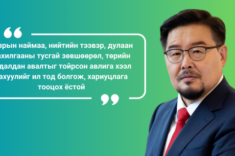 “Газрын наймаа, нийтийн тээвэр, төрийн худалдан авалтыг тойрсон авлига хээл хахуулийг ил болгож, хариуцлага тооцох ёстой“